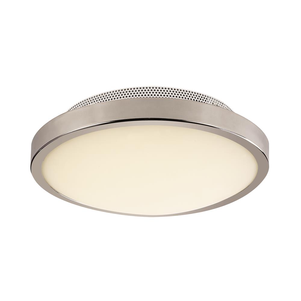 Trans Globe Lighting LED-30008 BN LED 10" Round Flushmount in Brushed Nickel